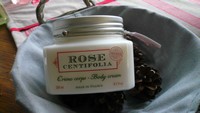 crème corps à la rose