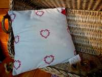 Housse de coussin"Coeur de Maurienne"